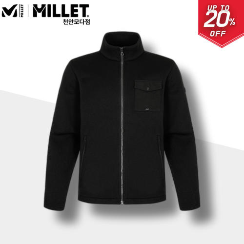 MILLET 밀레 플리스자켓 남성 기모 집업 자켓 바람막이 점퍼 등산