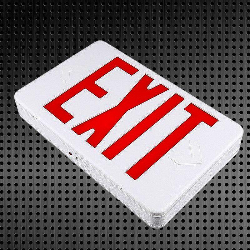 미국 비상구 유도등 인테리어 조명 EXIT 표시등 피난 통로 대피 그린 안내등 단면 녹색 110-220V