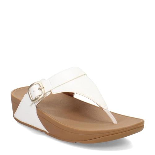 핏플랍 FitFlop LULU 조절 가능한 가죽 토 포스트 샌들 어반 US08 ES8194-060