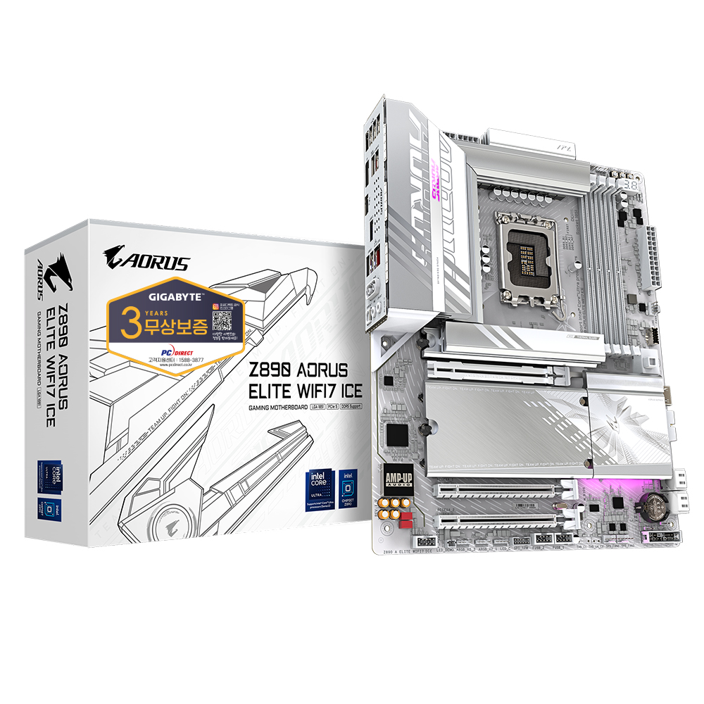 기가바이트 기가바이트 Z890 AORUS ELITE WIFI7 ICE 피씨디렉트