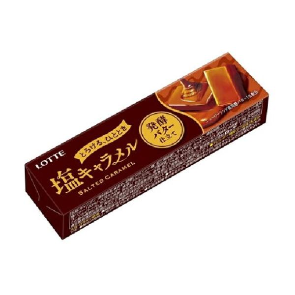 Lotte Salted Caramel with Fermented Butter 쏠티드 카라멜 위드 발효 버터 일본 54g 12팩