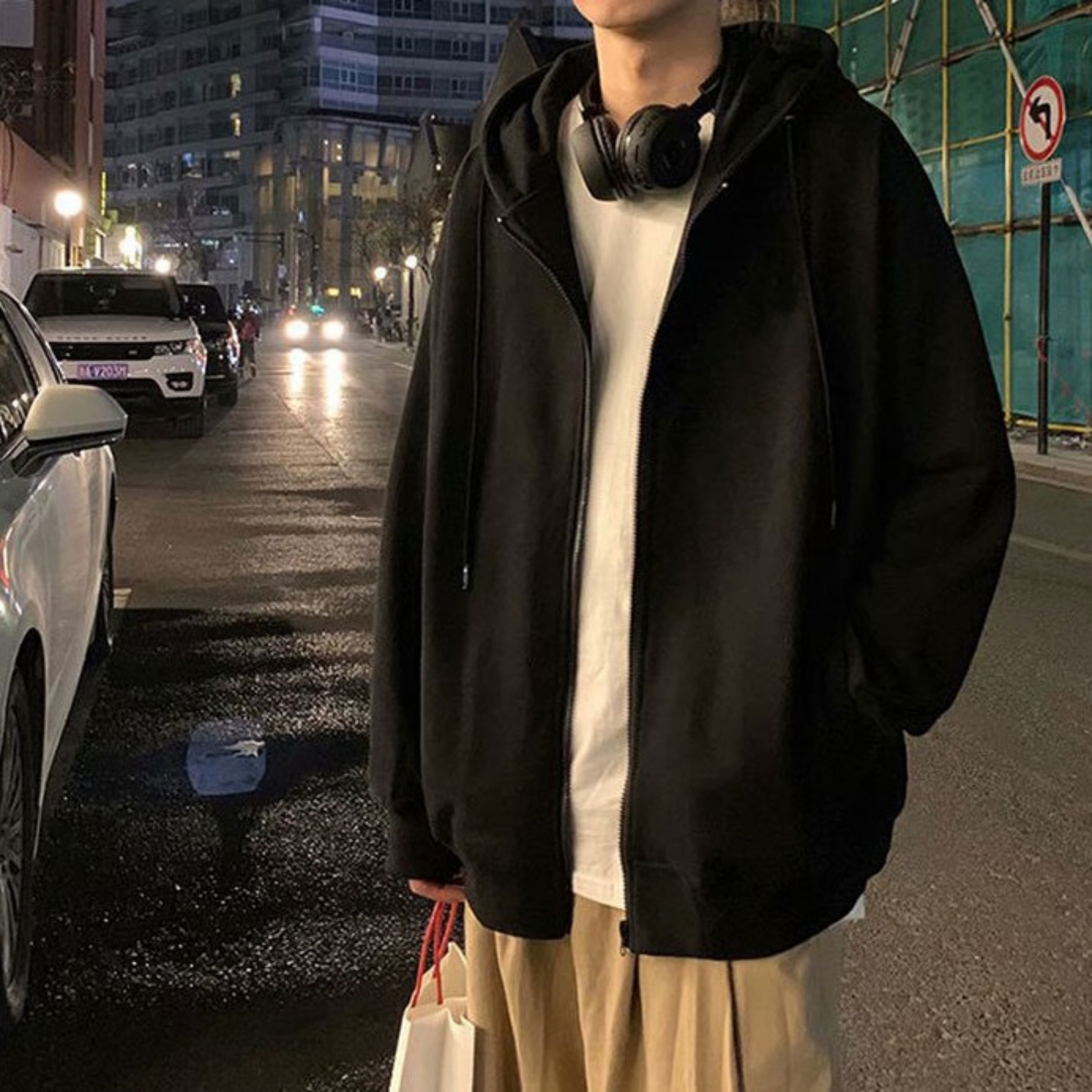 라일리 Rly 루즈핏 보온 후드티셔츠 후드집업 후드티코디 방한 23577458