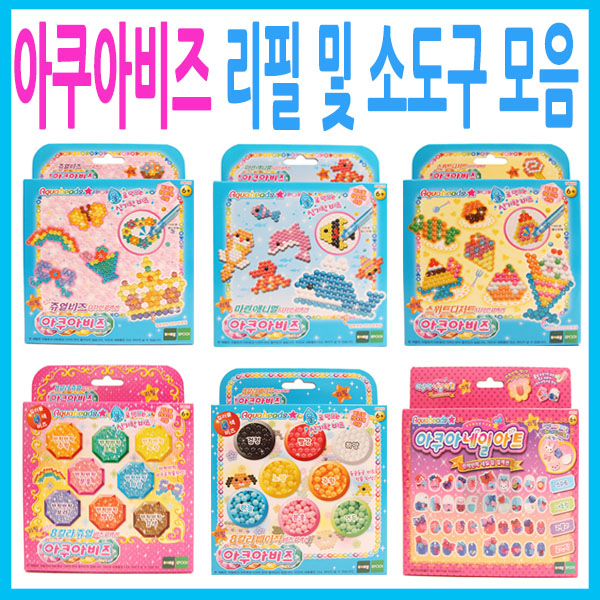 토이트론 토이트론 아쿠아비즈 리필 비즈 소도구 모음 01 쥬얼비즈 1개