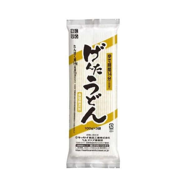 무염 겐타 우동 인 칼륨 단백질 10 6oz 300g x 3봉지 세트