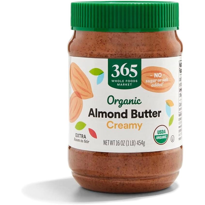 365 홀 푸드 마켓 아몬드 버터 크리미 언스위트 노 솔트 2개 454g