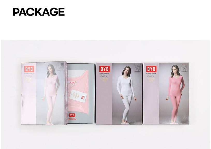 BYC BYC 프라임 고급 순면 60수 여성 내의세트 인디안핑크 핑크피치 BYT6658