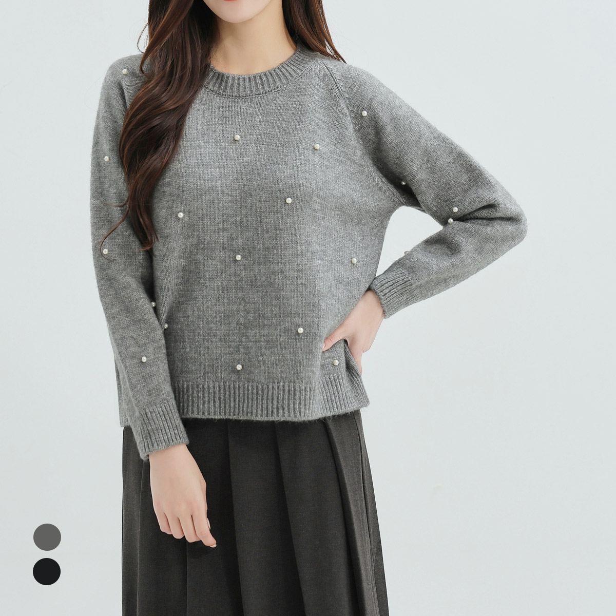 카라 카라 KARRA 포근진주레글런니트 A4W0196