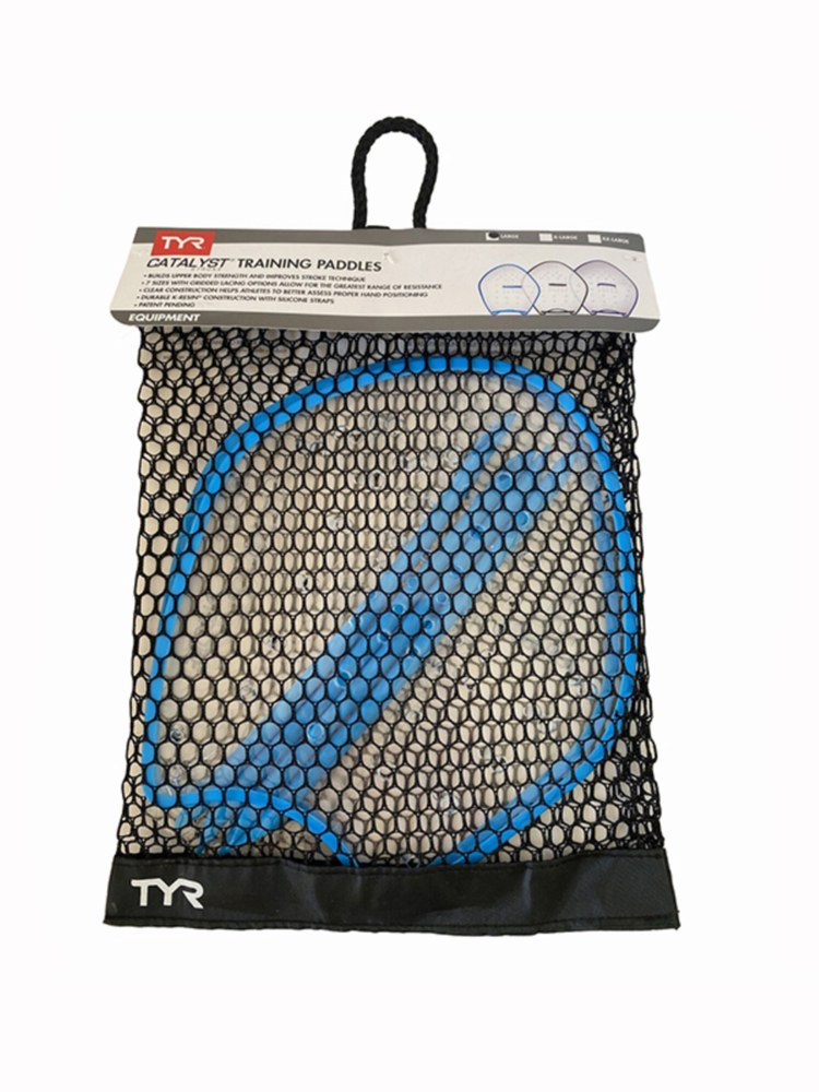 TYR 카탈리스트 수영 훈련 그린 304 패들 오렌지화이트XXS