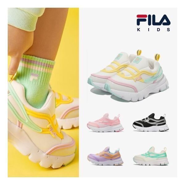 FILA 휠라 키즈 이글 아동 슬립온 운동화