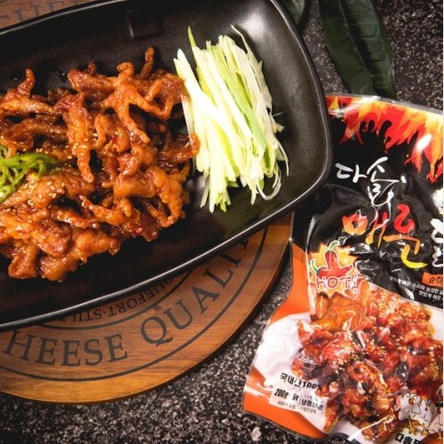 다솔푸드 직화구이 불향 매운닭발 순한맛 200g 1개