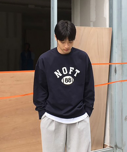 낫온리포투데이 낫온리포투데이 NOFT 패치워크 맨투맨 NTDTS603NV
