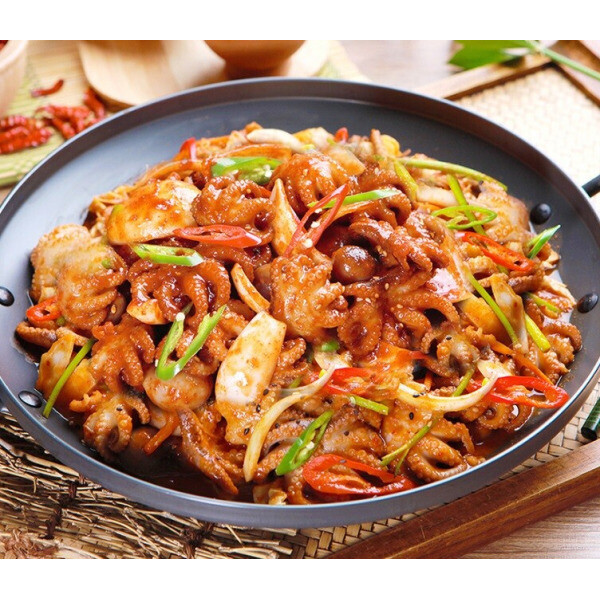 송가네 양념 쭈꾸미볶음 덜 매운맛매운맛 2종 500g 캠핑 밀키트