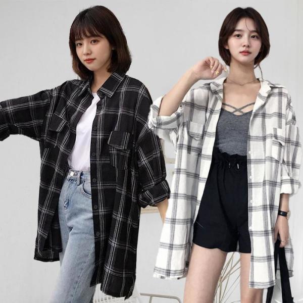 격자 셔츠 SIS-705