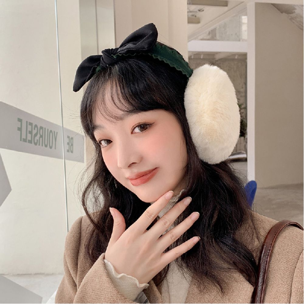여성 헤어밴드 겨울 방한 귀여운 귀마개