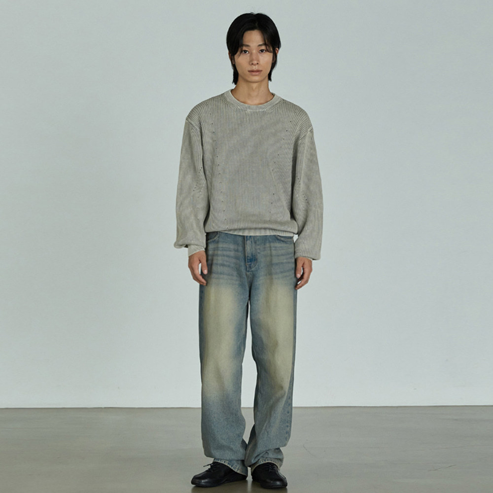 뉴메이드 다온 빈티지 와이드 청바지