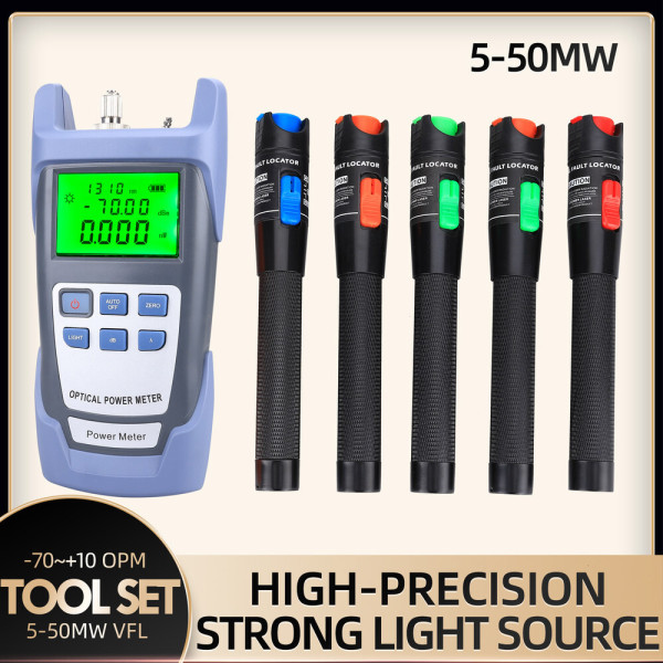 FTTH 엔지니어링 특수 광섬유 파워 미터 -70 10dBm FC SC 커넥터 5 MW 10 MW 20 MW 30 MW 50MW 시각