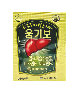 대웅생명과학 웅기보 600mg x 2정