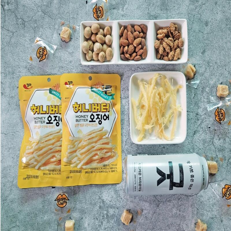 정화식품 허니버터 오징어 30g 10개
