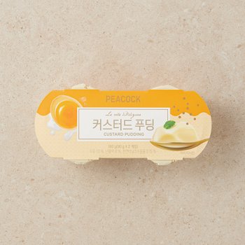 PEACOCK 피코크 커스터드푸딩 180g