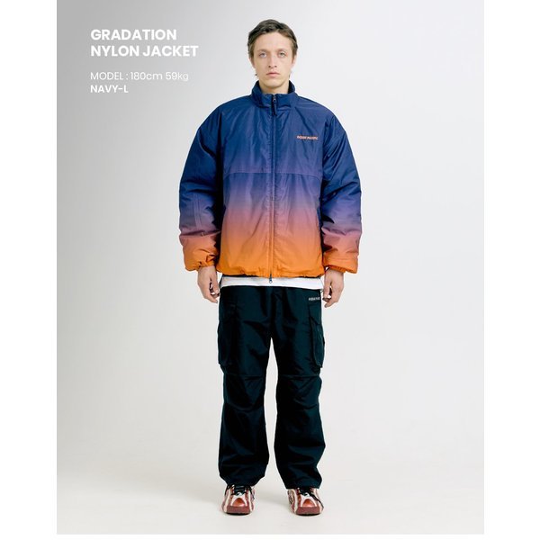 원더플레이스 광주 오션퍼시픽 남녀공용 GRADATION NYLON JACKET 2 COLOR