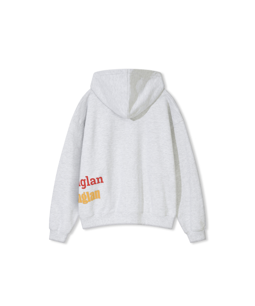 앵글런 Double Logo Hoodie - Melange P0000FKN