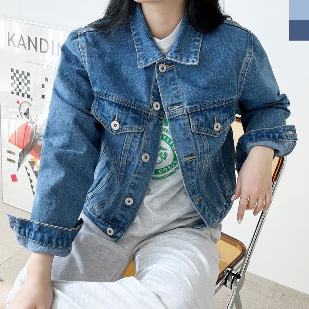 오노마 ONM 데님점퍼 귀여운 청자켓 여성자켓 코디 캐쥬얼자켓 25440138