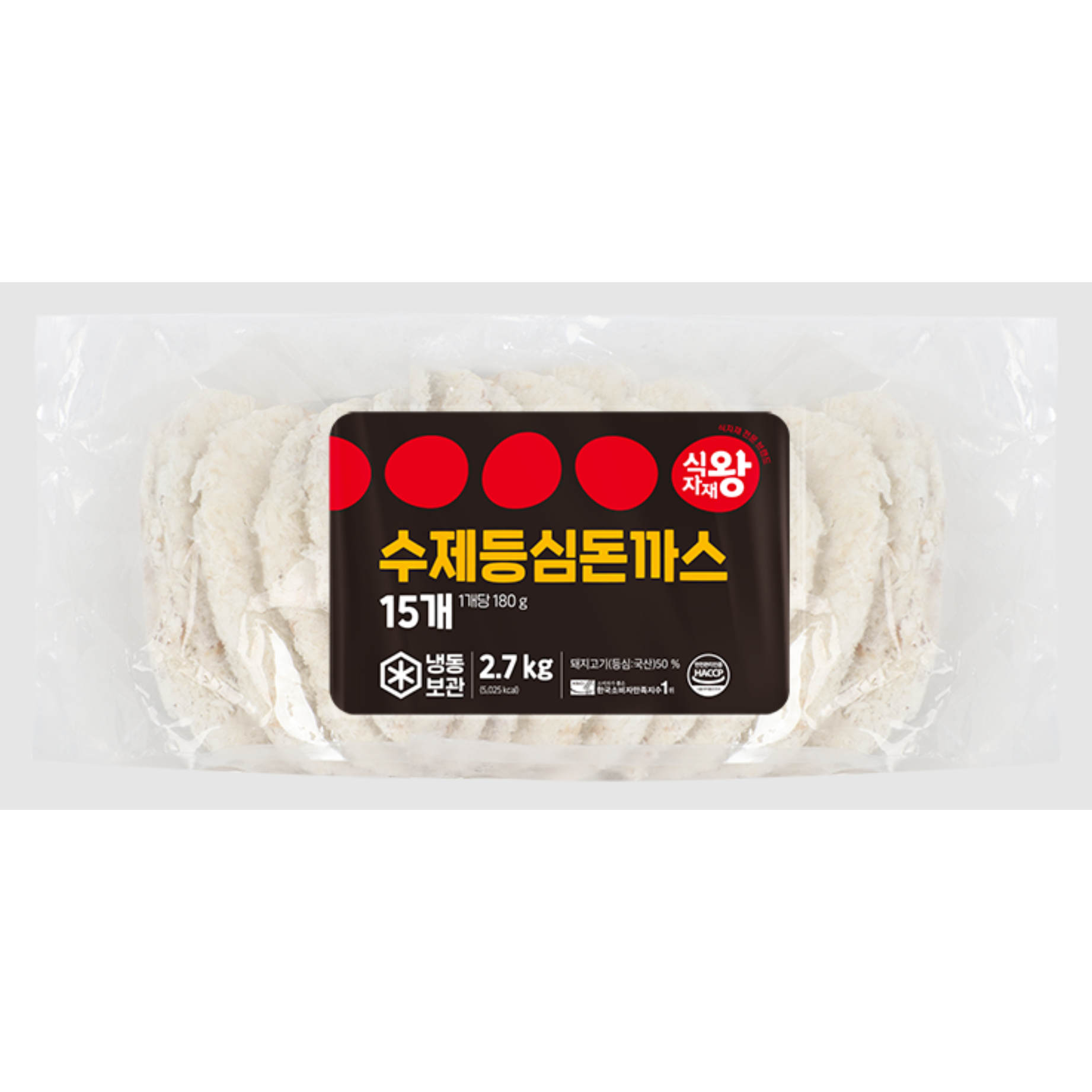 식자재왕 식자재왕 수제등심돈까스 2 7kg 3개