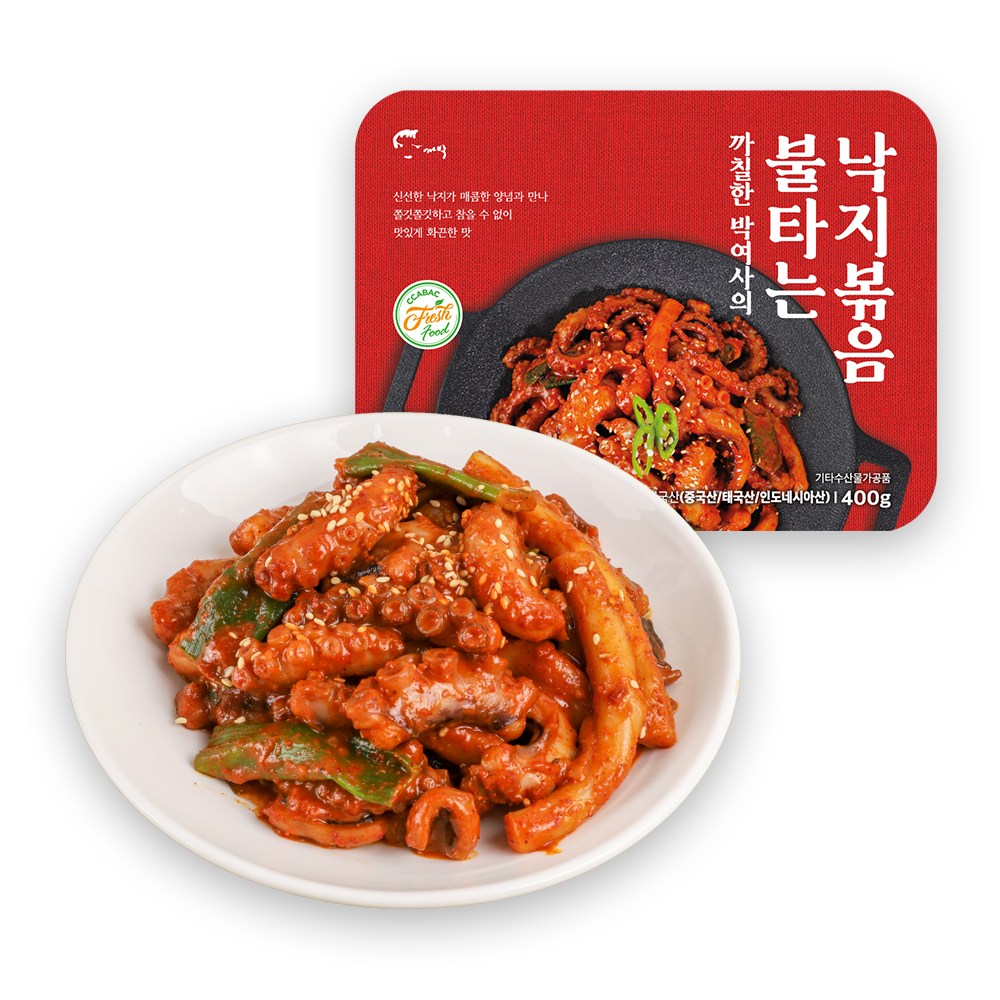 까칠한 박여사 불타는 낙지볶음 4팩 400g