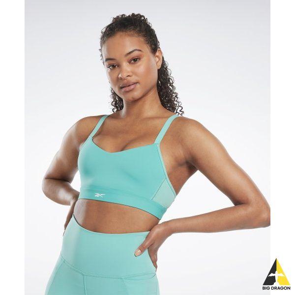 리복 REEBOK 리복 S Lux Strappy Sports Bra TOP - 라이트 그린 HN7675 112810300