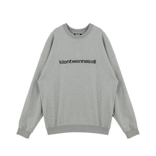 아이돈워너셀 맨투맨 BASIC LOGO SWEATSHIRT 506741