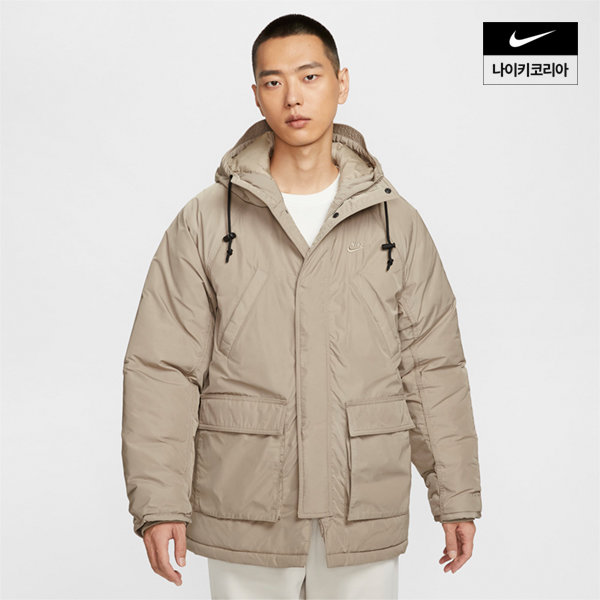 나이키 매장정품 NSW 플리스 남성 써마 핏 파카 FZ0870-247 369546