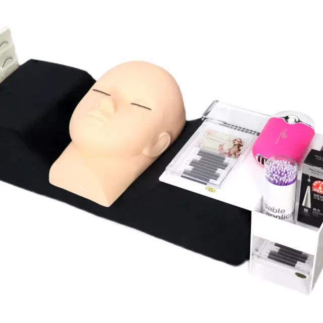 소프트 미용 특수 쿠션 접목 베개 목받침 U 쉐이프 살롱 도구 수납