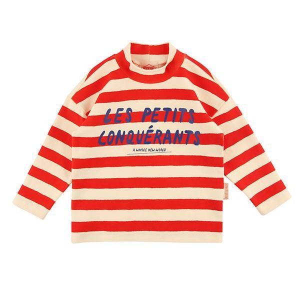 베베드피노 Lettering bold stripe high-neck long sleeve tee 100 SC SC BP8422307 306297