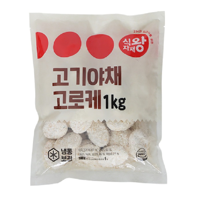 하늘푸드 식자재왕 고기야채 고로케 1kg
