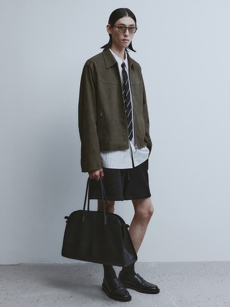 유스 유스 Faux Suede Jacket - Khaki YHBDFWMWJK007KB