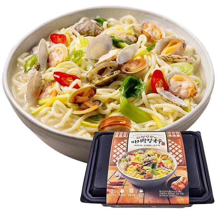 엠에스푸드 시원칼칼한바지락칼국수 2 3인분 엠에스푸드 즉석 요리 캠핑 간단 간편 엄마손맛 간편식 혼밥 음식