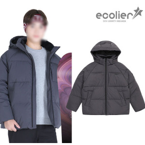 에꼴리에 패플 에꼴리에 공용 액티브 와펜 라글란 다운점퍼 23D1102