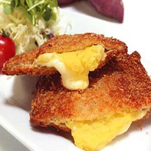엄마손 업소용 이 마트 냉동 경양식 식자재 옛날 미니 돈가스 고구마치즈 230g 10장 1개