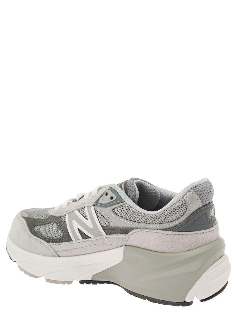 뉴발란스키즈 뉴발란스 키즈 990 Low Top Sneakers with Logo Detail in Suede Boy GC990GL6