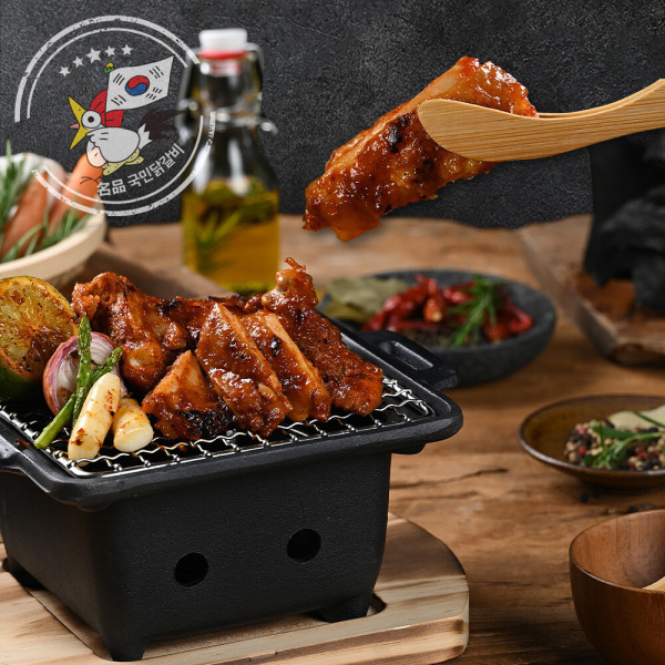 두루푸드 국민닭갈비 국민닭갈비 춘천 국민닭갈비 숯불닭갈비 500g