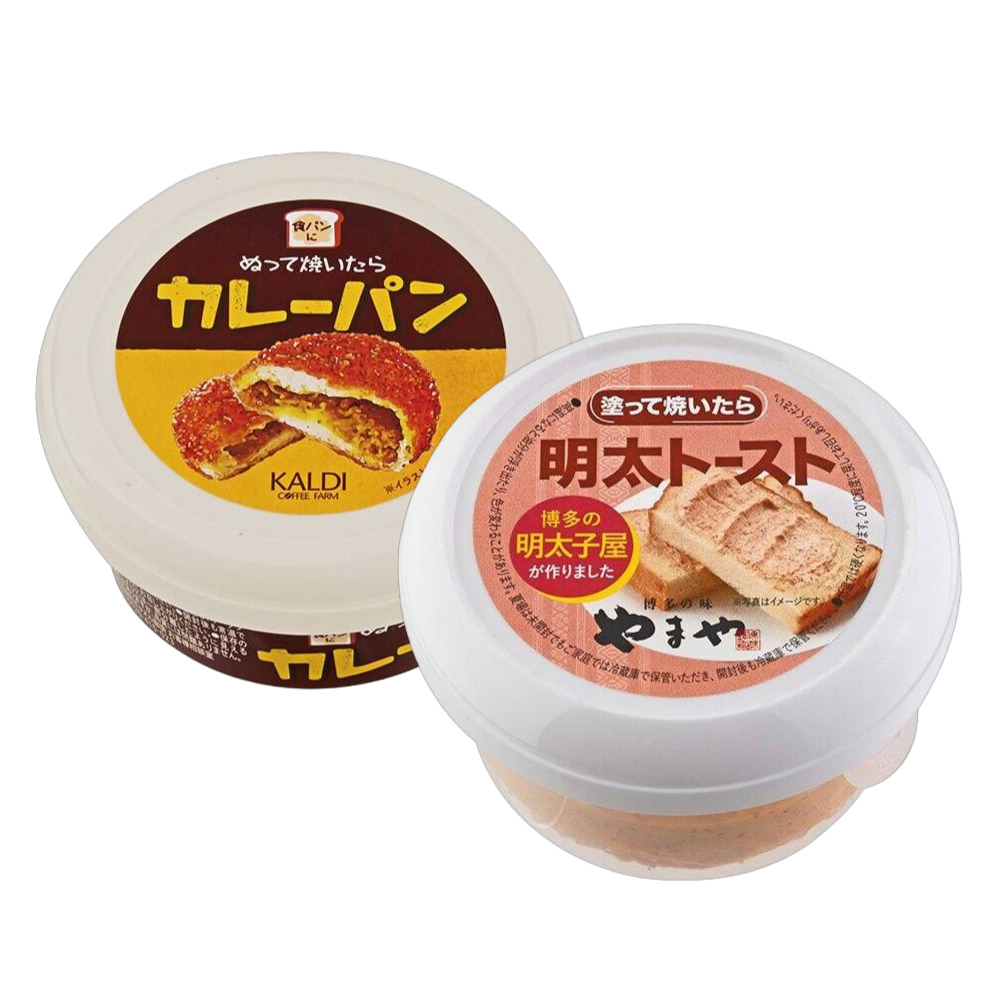 KALDI 카레빵 명란토스트 스프레드 110g 2종 세트 1세트