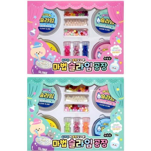 마법 슬라임공장 8개 DIY 어린이 만들기 놀이 장난감 세트 액체괴물 선물 재료 아동 키트 재밌는 셋트