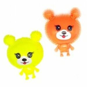 도기프렌드 강아지 형광 플래시 곰돌이 삑삑이 색상랜덤 2P 돌기