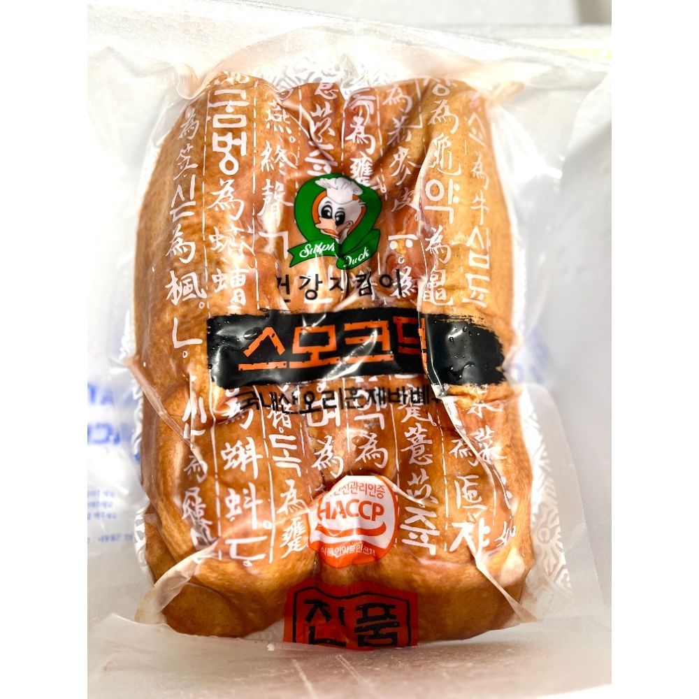 토방 오리훈제 유황오리 한마리 냉장 1KG이상 3팩