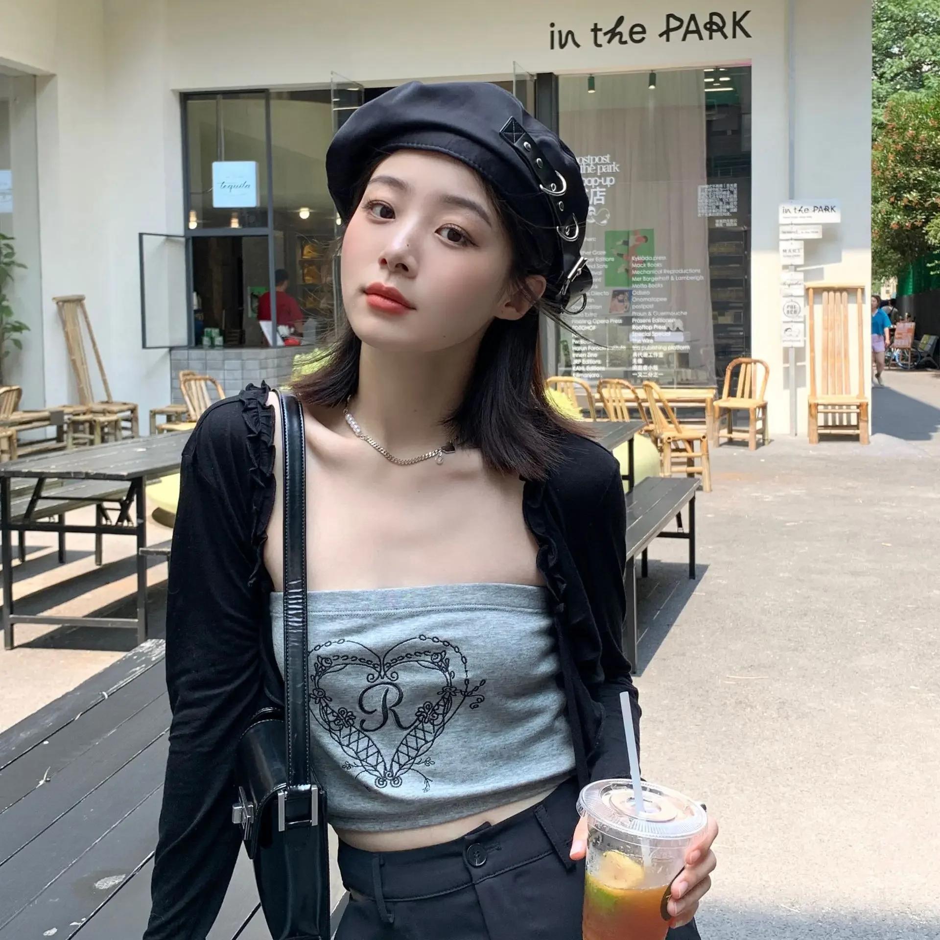 금속 버클 격자 무늬 디자인 여성 베레모 모자 귀여운 레트로 템퍼러먼트 화가 모자 Gorras