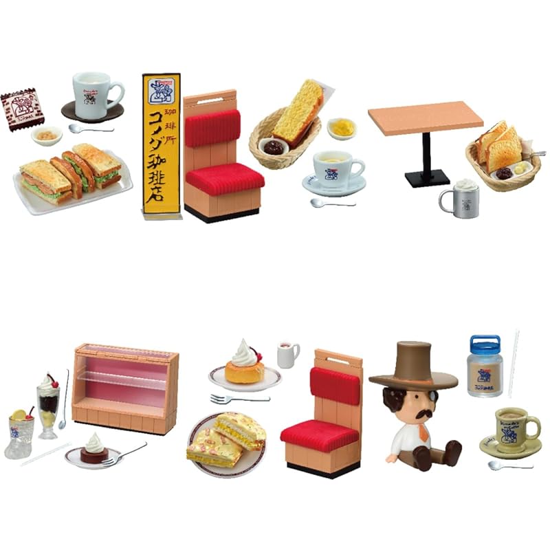 리멘트 기업콜라보더 많이좋아해 커피소 코메다 커피점 제2탄 1BOX 약 H115 W70 D60mm PVC 1개
