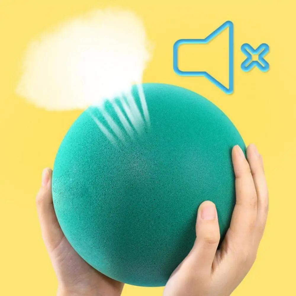 경량 고밀도 사일런트 농구 공 튀는 실내 훈련 야외 스포츠 7 Yellow-15cm