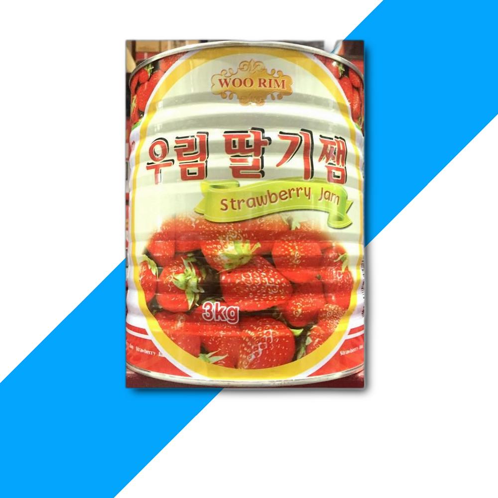 우림식품 우림 딸기잼 3KG 1개 잼 딸기잼 식당납품 대량유통 식자재유통