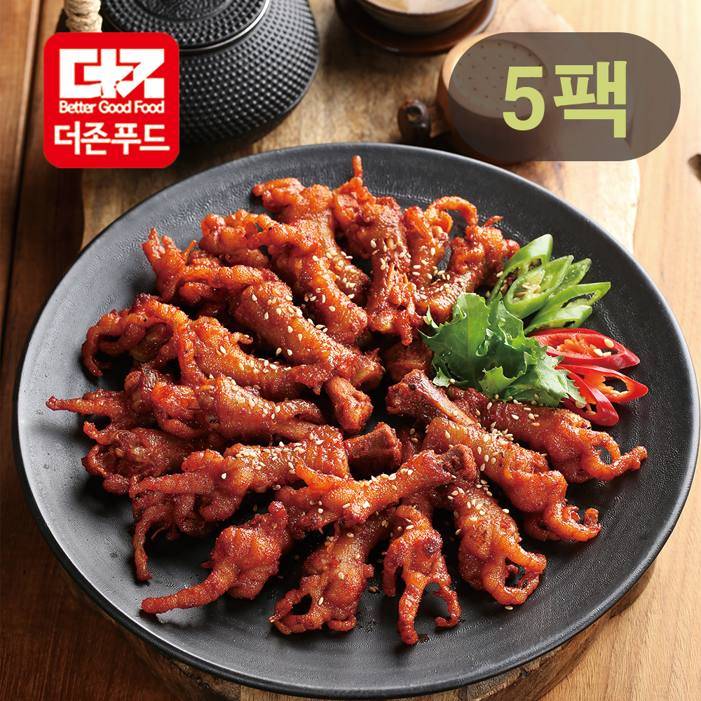 더존푸드 직화 튤립닭발 5개 300g