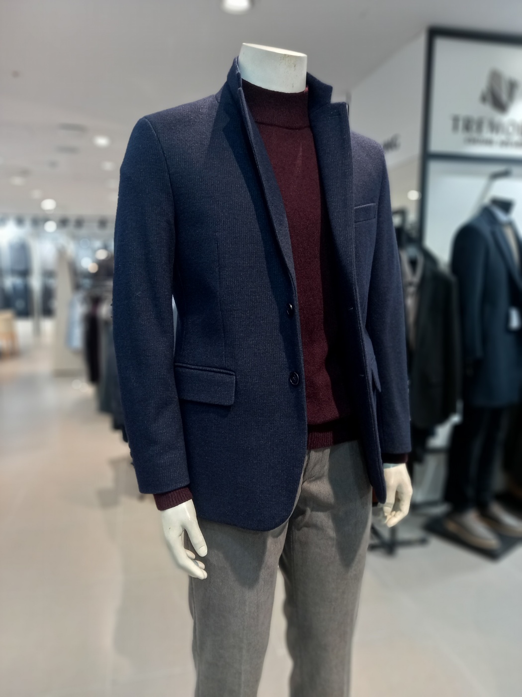 트레몰로 트레몰로 패플 트레몰로트레몰로 주 세정 트레몰로 일반라인 울 자켓 사